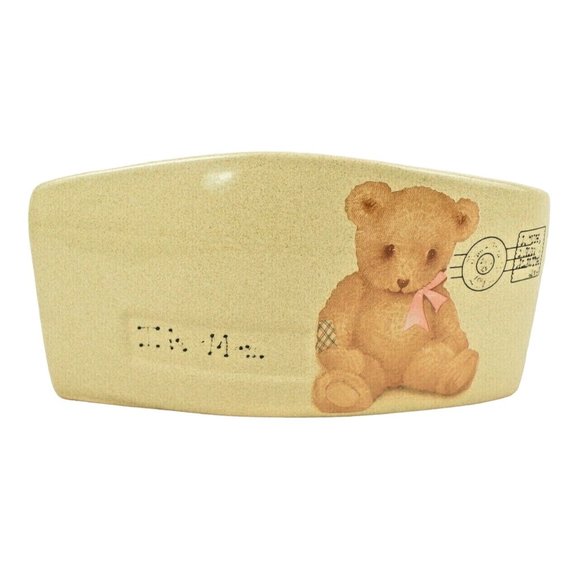 Ceramic Letter Holder Teddy Bear Design Table or Wall Mounted Vintage - Picture 1 of 6